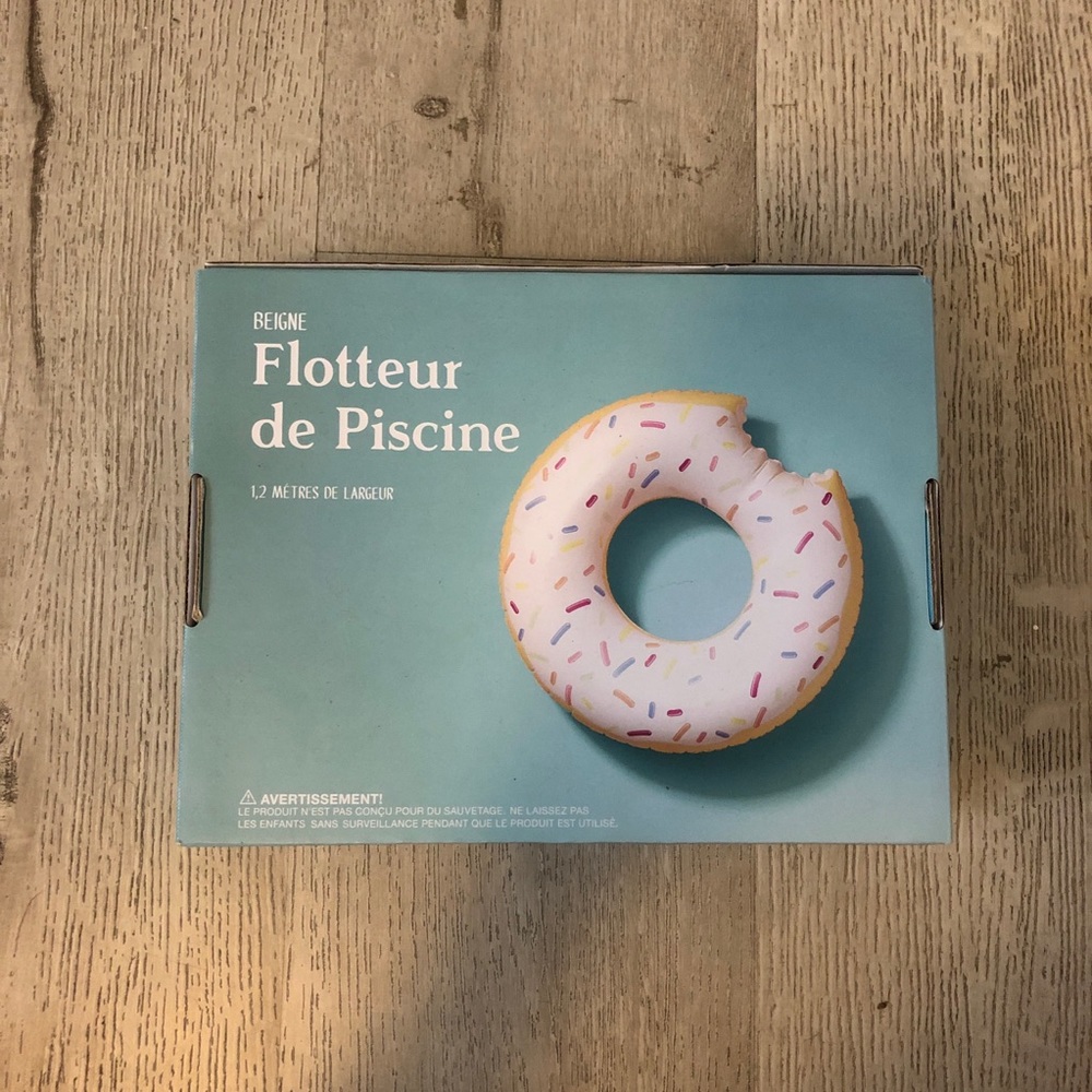 Urban Outfitters Inflatable Donut Pool Float